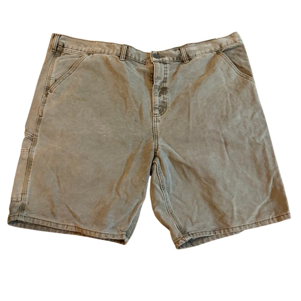 Mens 44 No Boundaries Carpenter Shorts In Green Artichoke 100% Cotton NWT